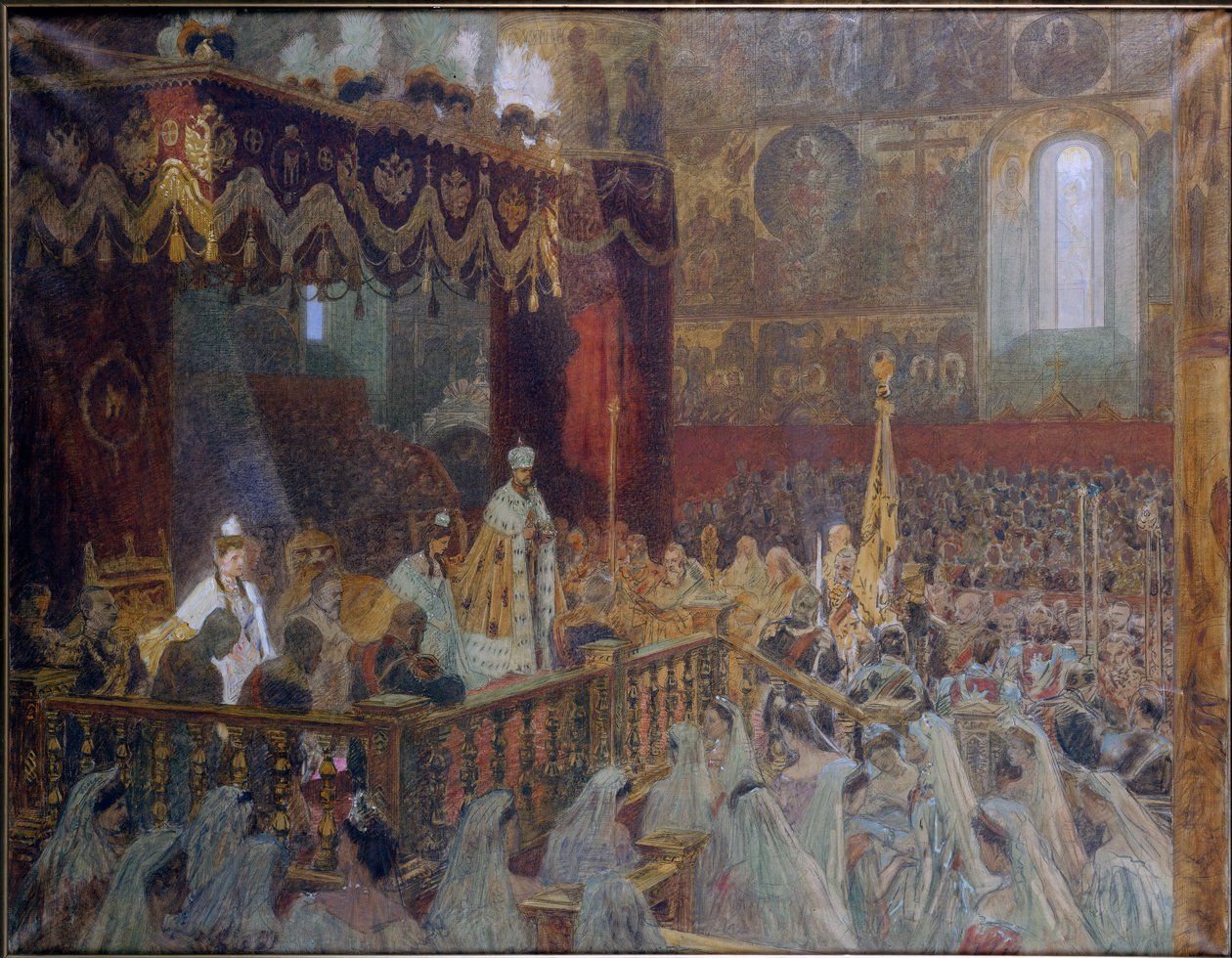 Le Couronnement du Tsar Nicolas II - Laurits Regner Tuxen