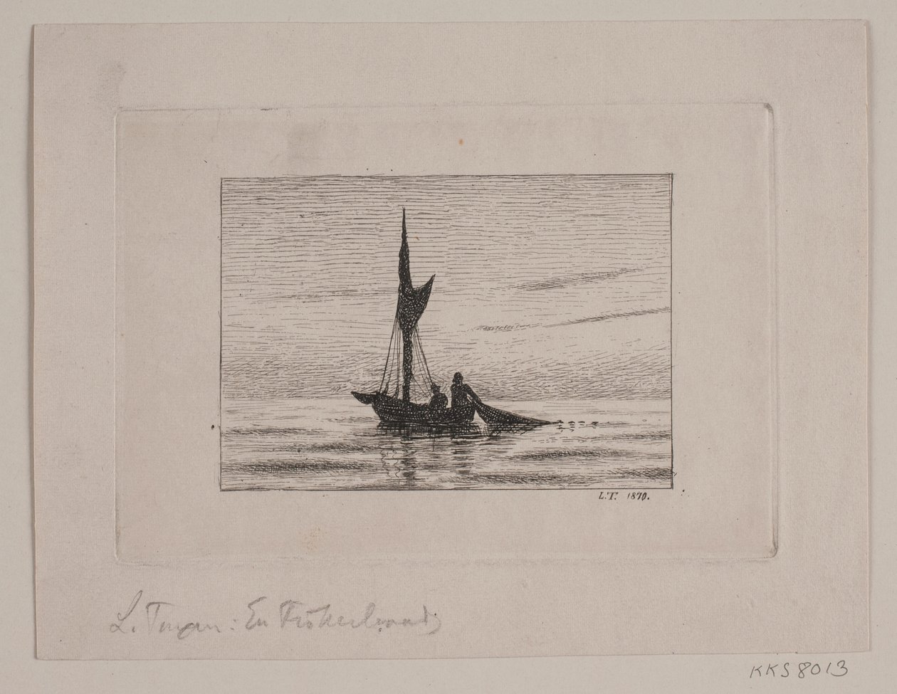 Un bateau de pêche - Laurits Regner Tuxen