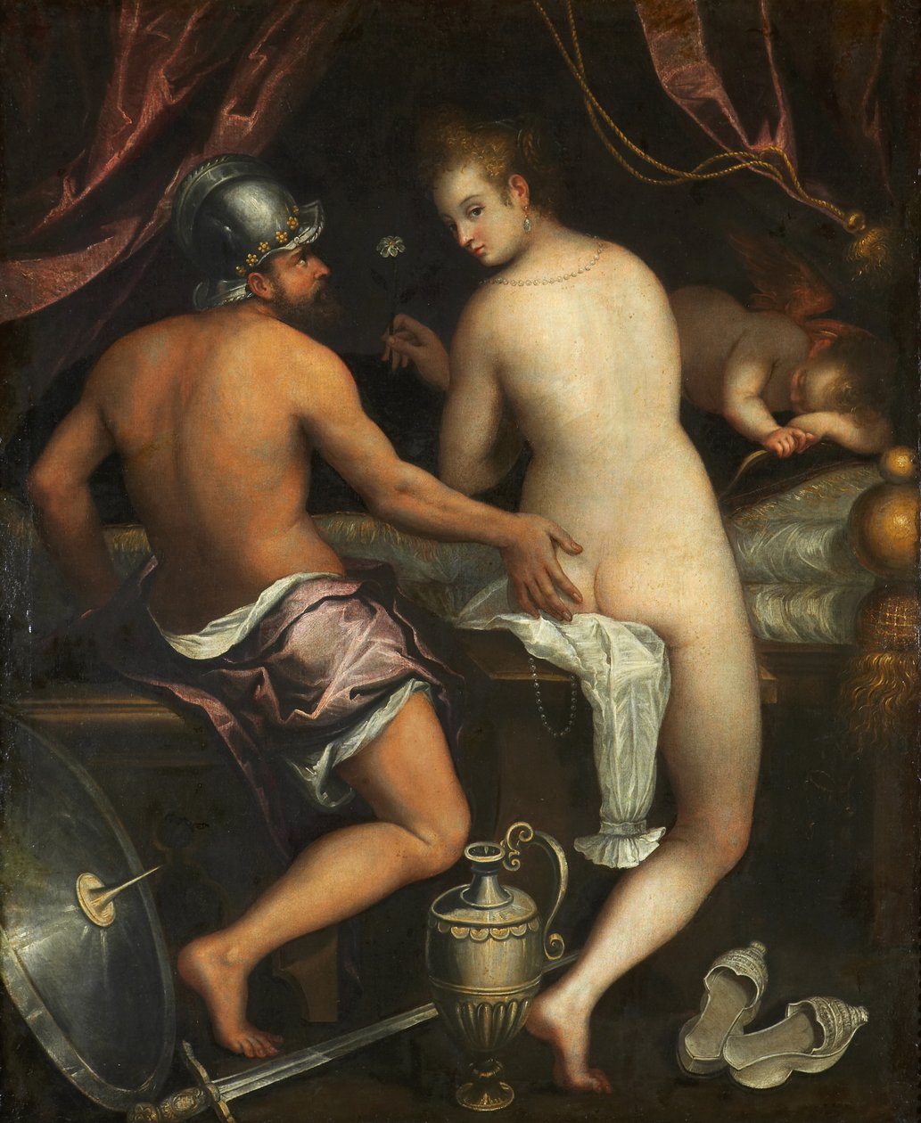 Mars et Vénus, vers 1595 - Lavinia Fontana