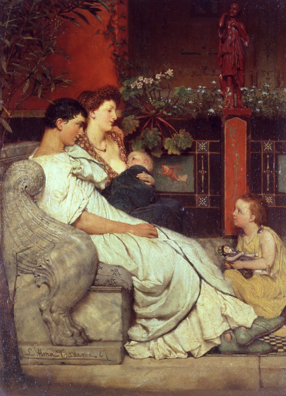 Une famille romaine, 1867 - Lawrence Alma Tadema