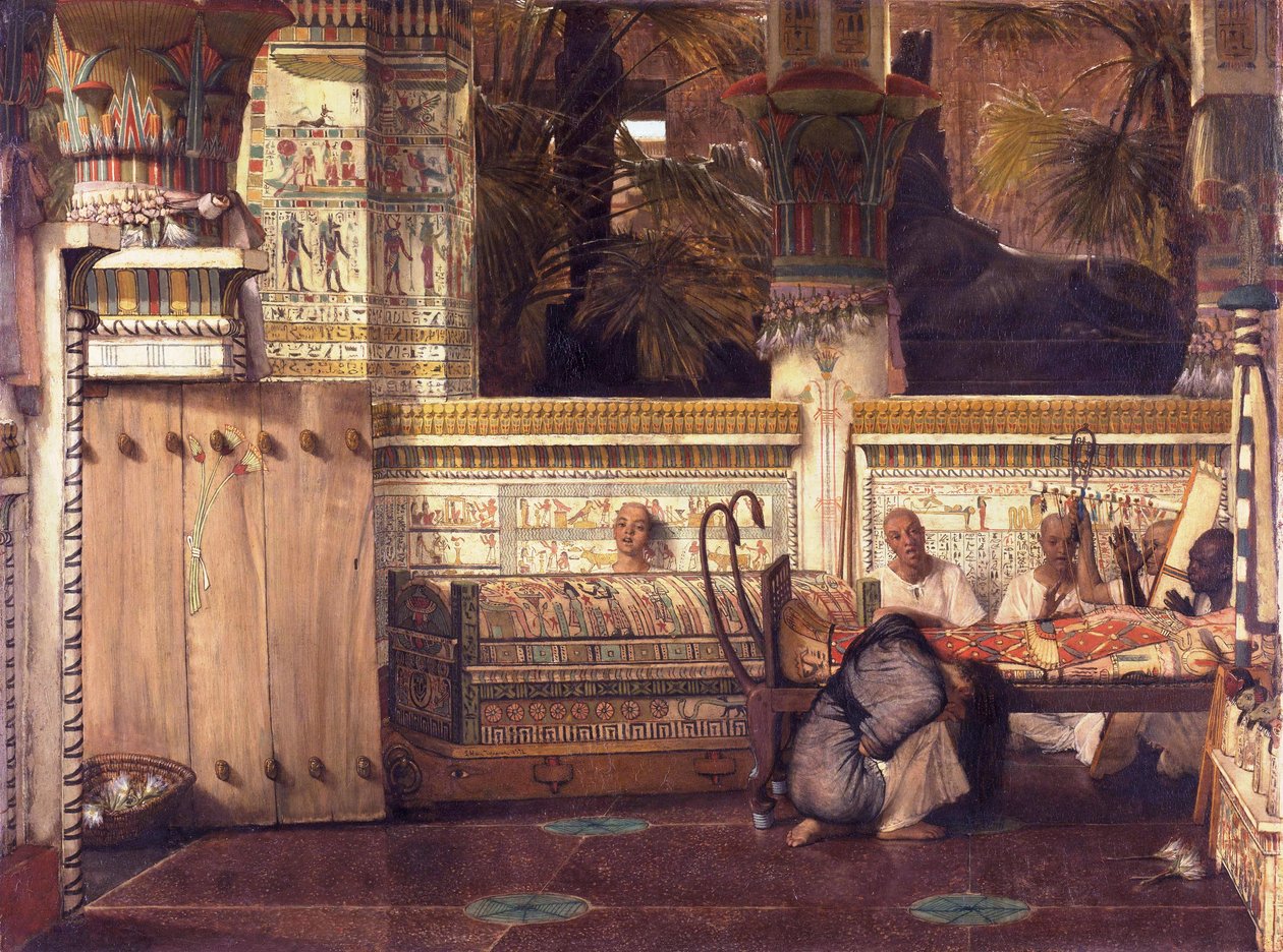 La veuve égyptienne - Lawrence Alma Tadema