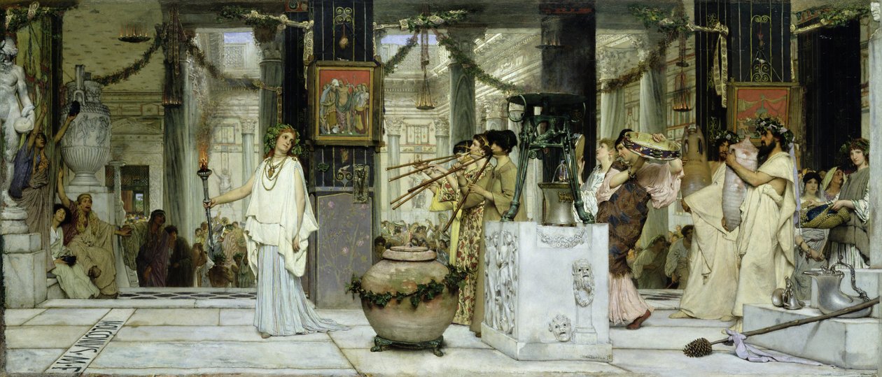 Le Festival des Vendanges dans la Rome Antique, 1871 - Lawrence Alma Tadema