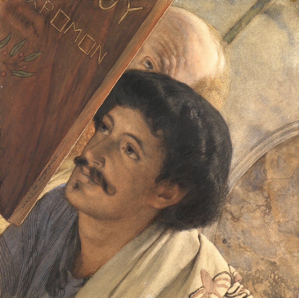 Charles Deschamps, avec Henry Wallace regardant, 1874 - Lawrence Alma Tadema