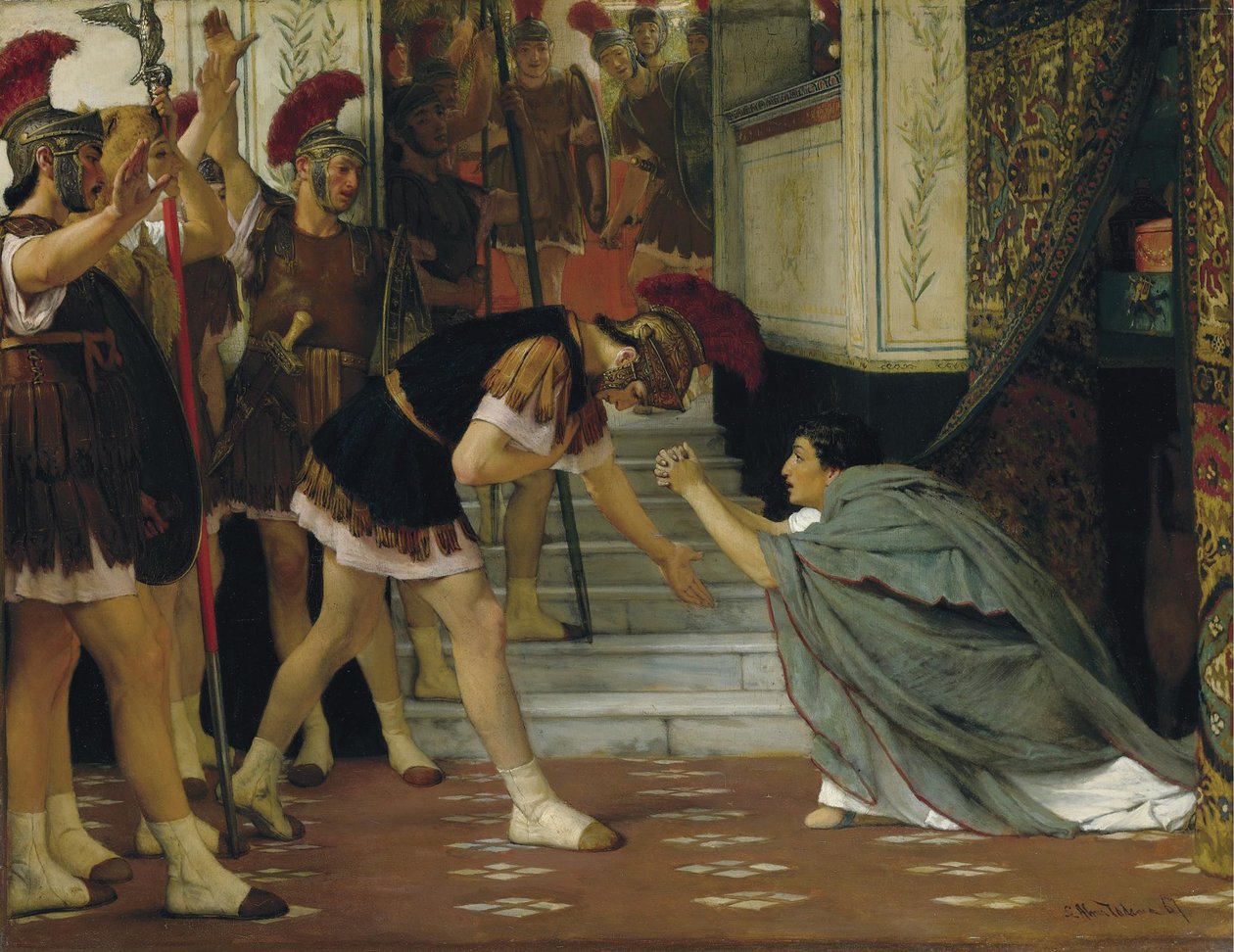Proclamation de Claude empereur, 1867 - Lawrence Alma Tadema