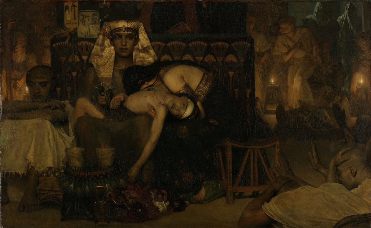 La Mort du fils aîné du Pharaon - Lawrence Alma Tadema