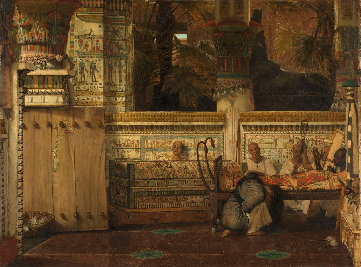 La veuve égyptienne, 1872 - Lawrence Alma Tadema