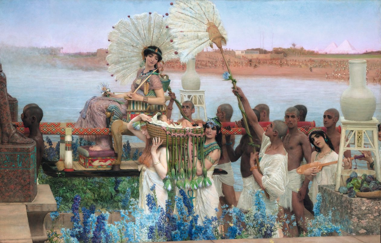 La découverte de Moïse - Lawrence Alma Tadema