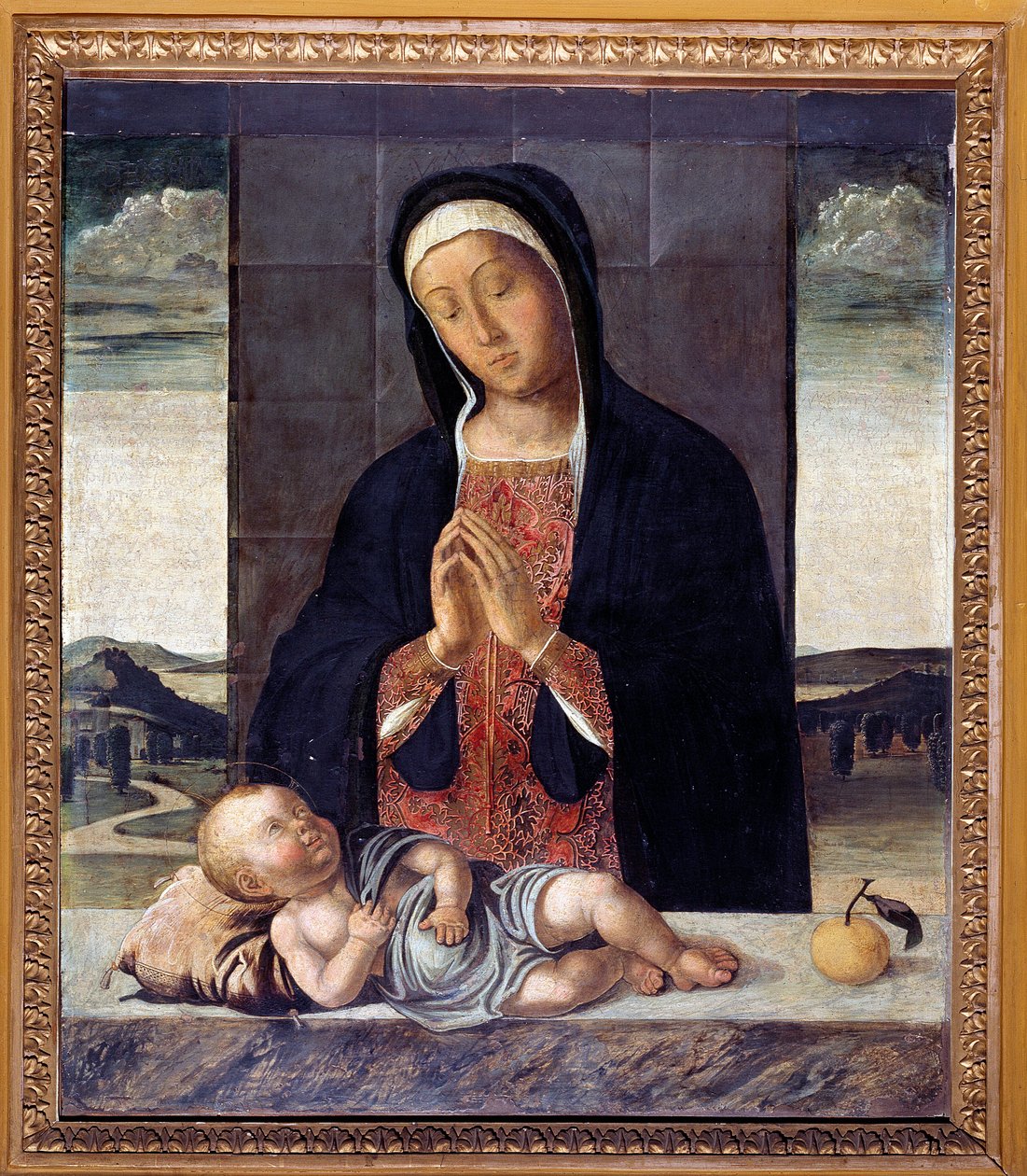 La Vierge adorant Jésus (vers 1500) - Lazzaro Bastiani