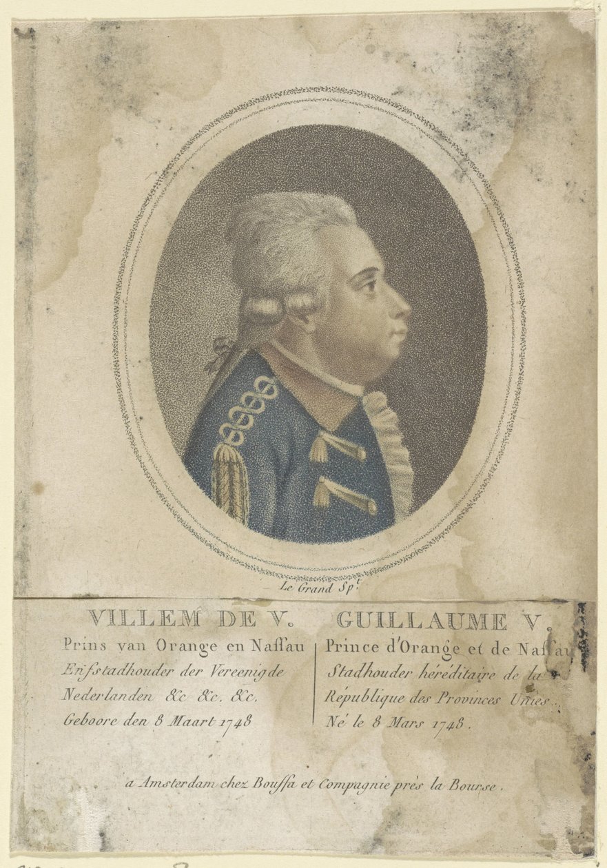 Portrait de Guillaume V, prince d