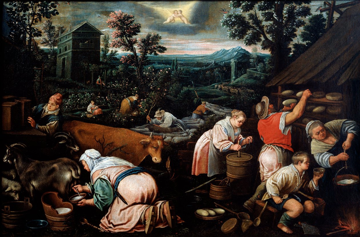 Mai de la série Les Saisons, fin du 16e ou début du 17e siècle - Leandro Bassano