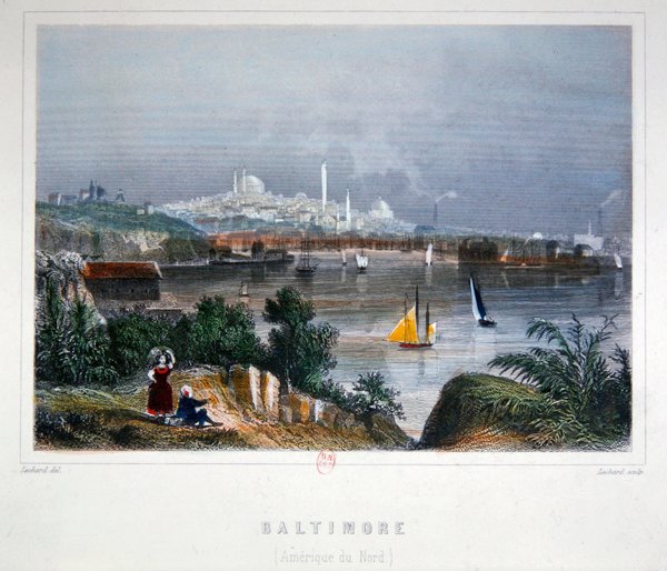 Vue de Baltimore - Lechard Lechard