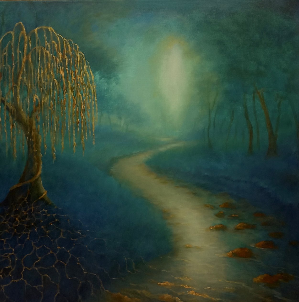 Prophétie, 2024 (huile sur toile) - Lee Campbell