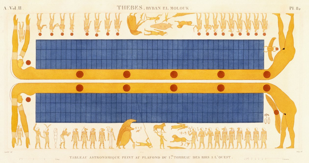 Thèbes, Byban el Molouk, vers 1809-1812 - Legentil (after)