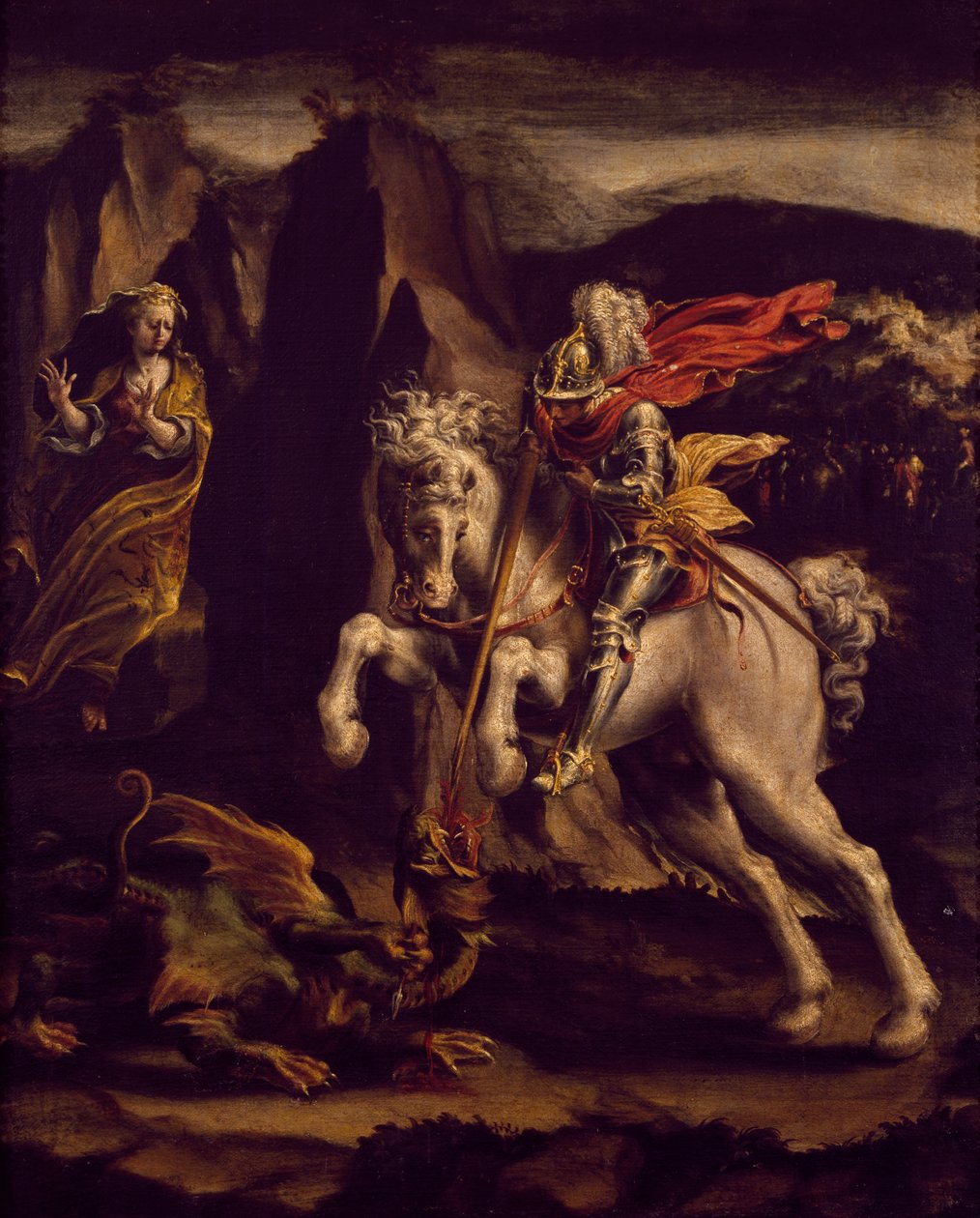 Saint Georges et le dragon - Lelio Orsi da Novellara