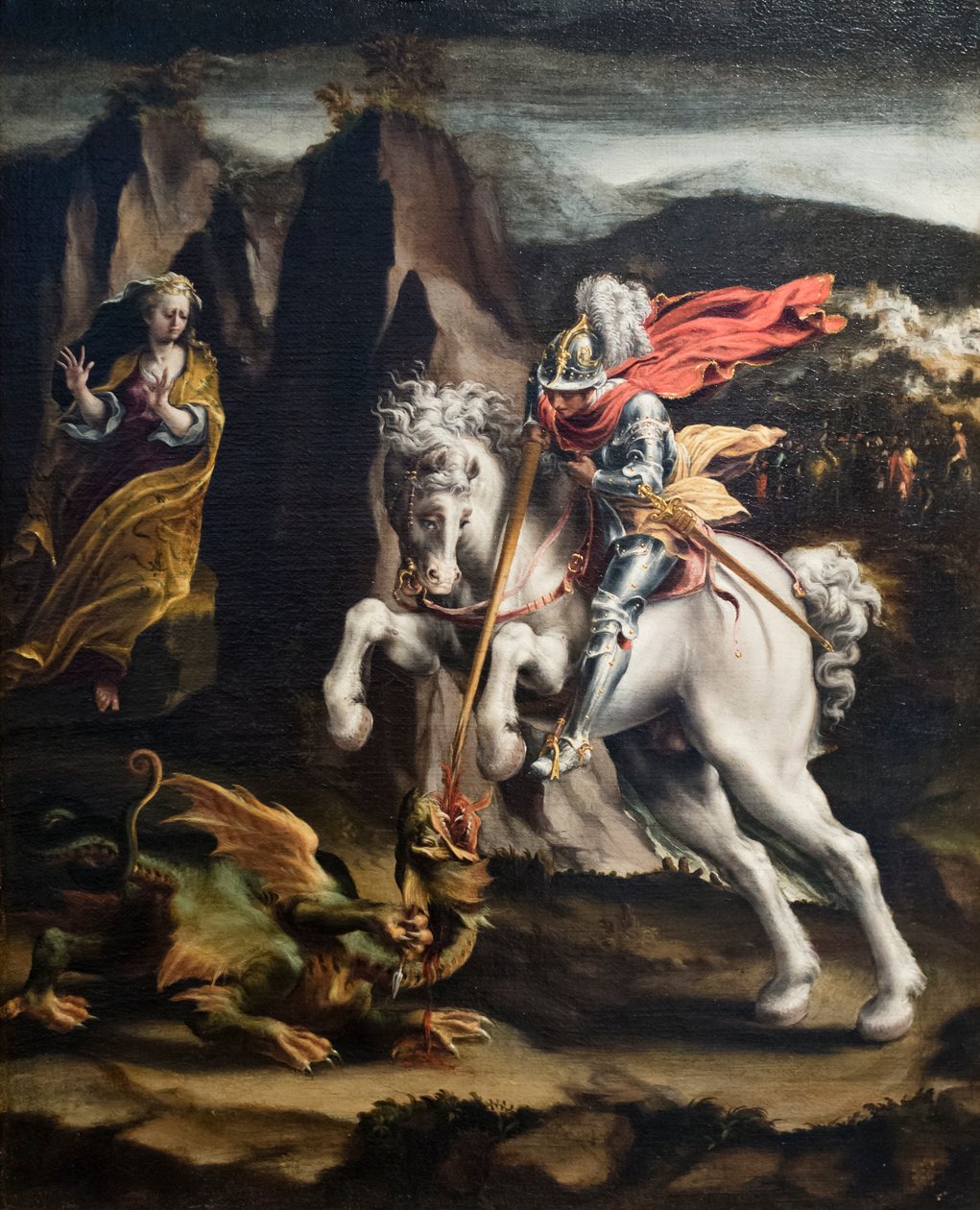 Saint Georges et le dragon - Lelio Orsi da Novellara