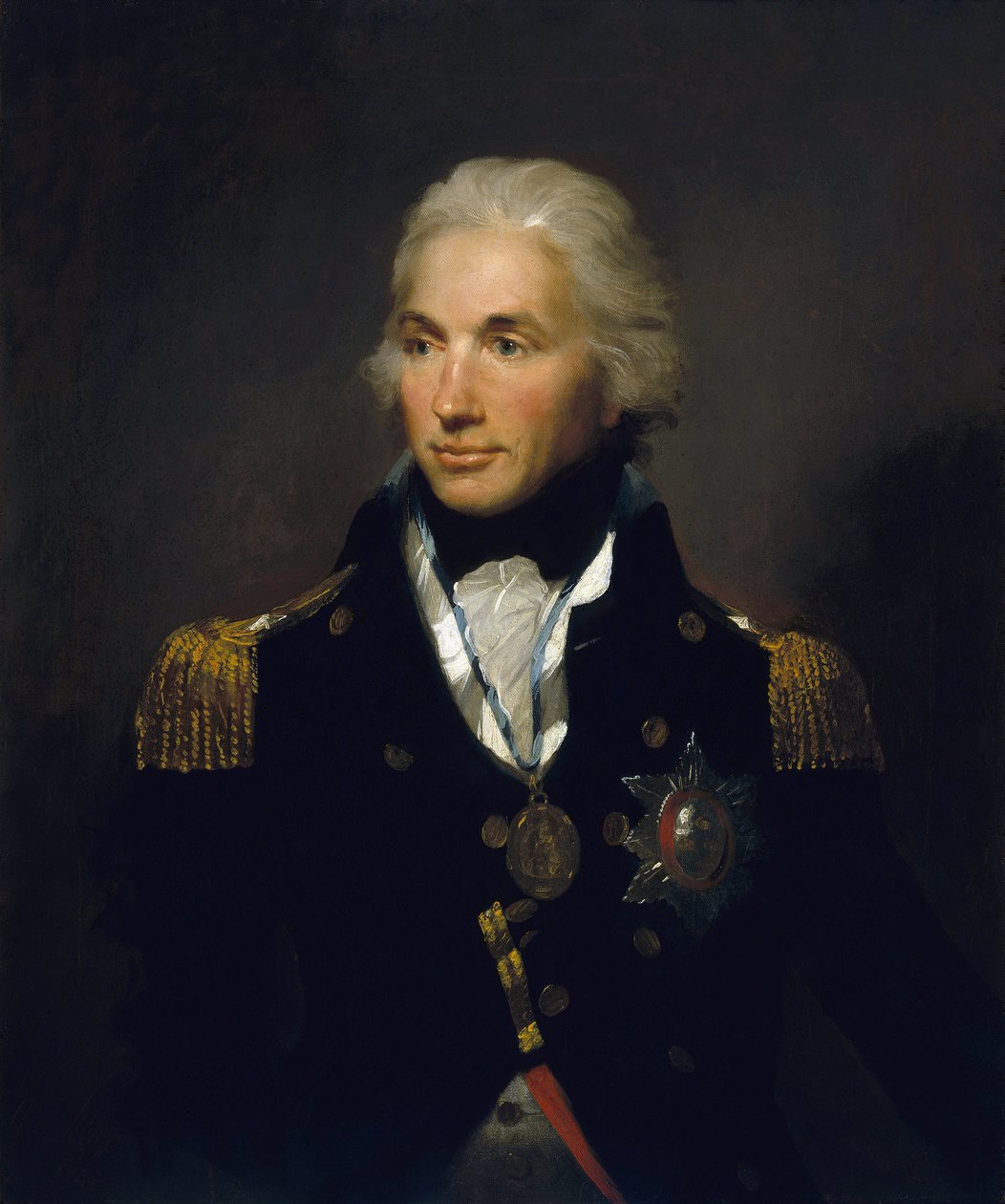 Portrait du vice-amiral Horatio Nelson (1758-1805), premier vicomte de Nelson - Lemuel Francis Abbott
