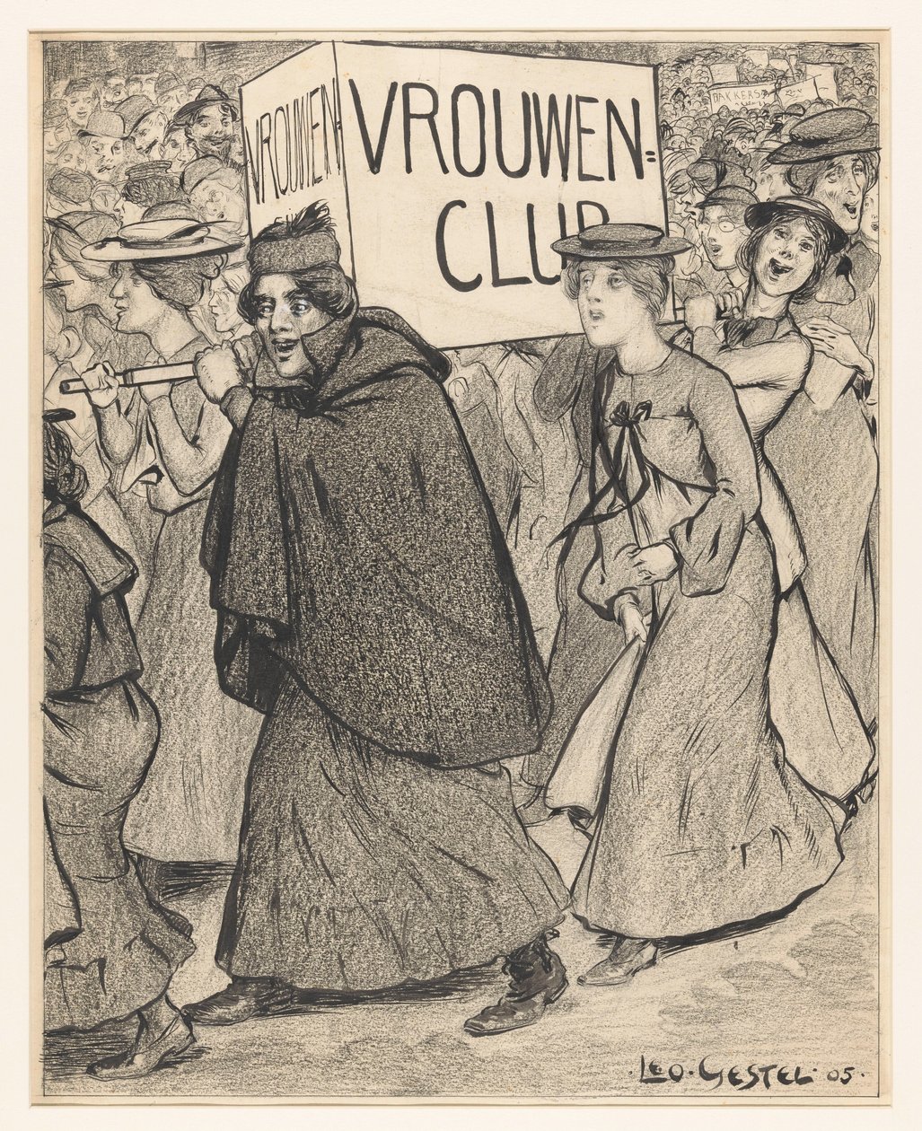 Femmes dans un défilé d