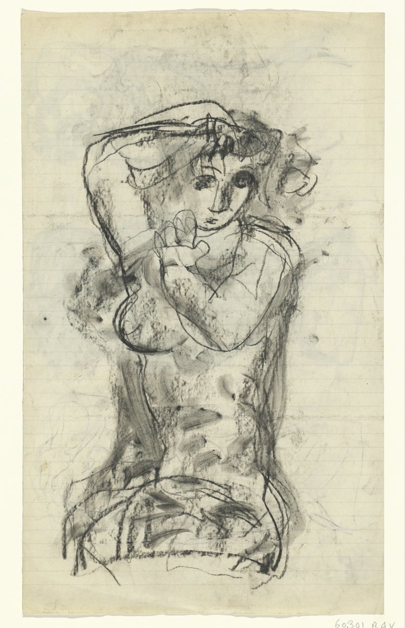 Femme nue assise - Leo Gestel