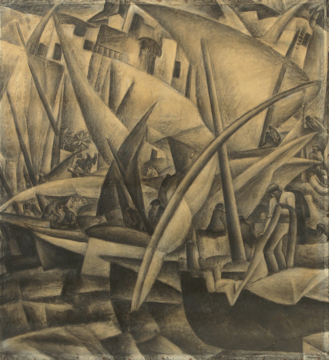 Le Port de Palma de Majorque, c.1914 - Leo Gestel