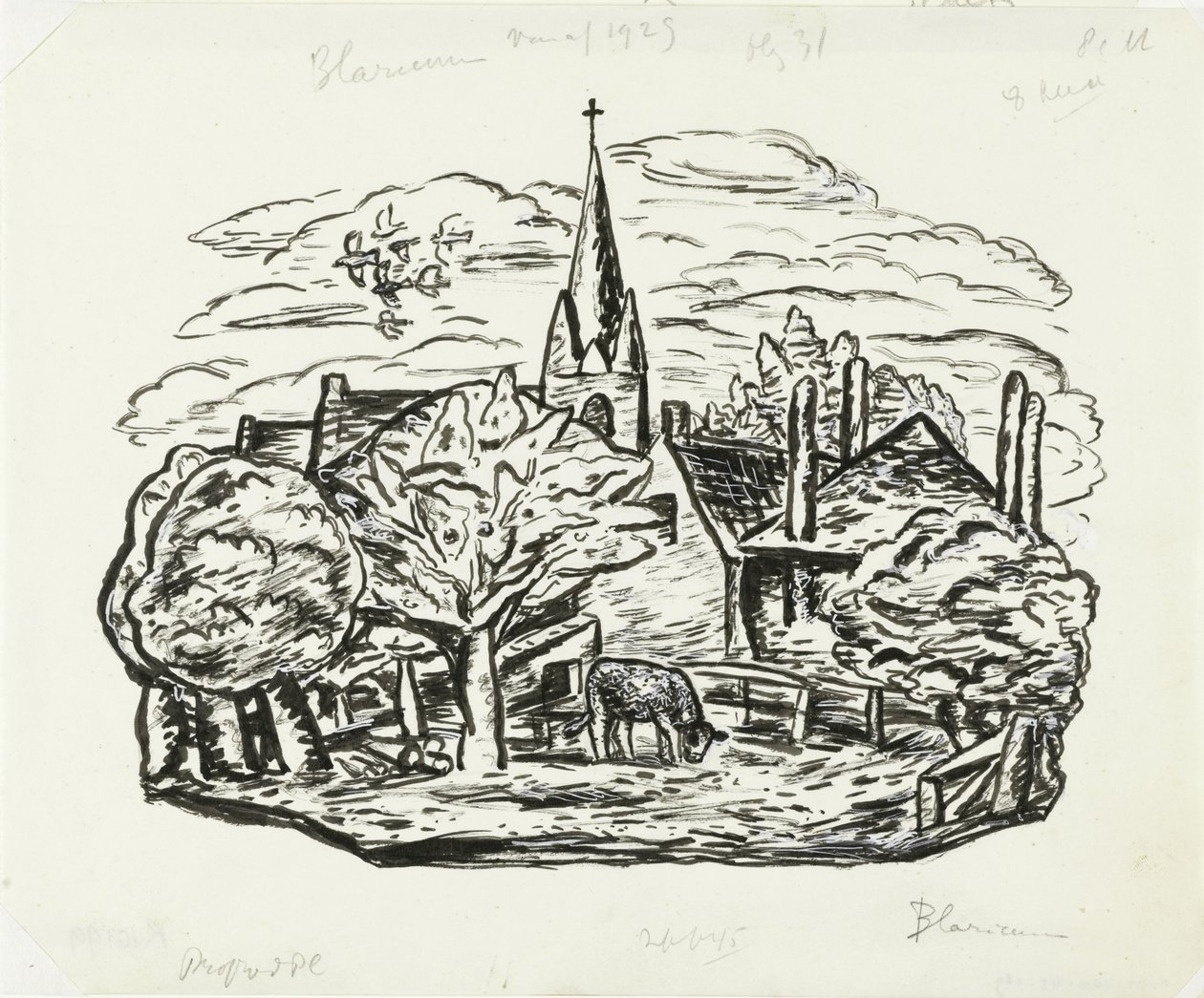 Vignette pour la Biographie de Gestel par le Prof. W. van der Pluym - Leo Gestel