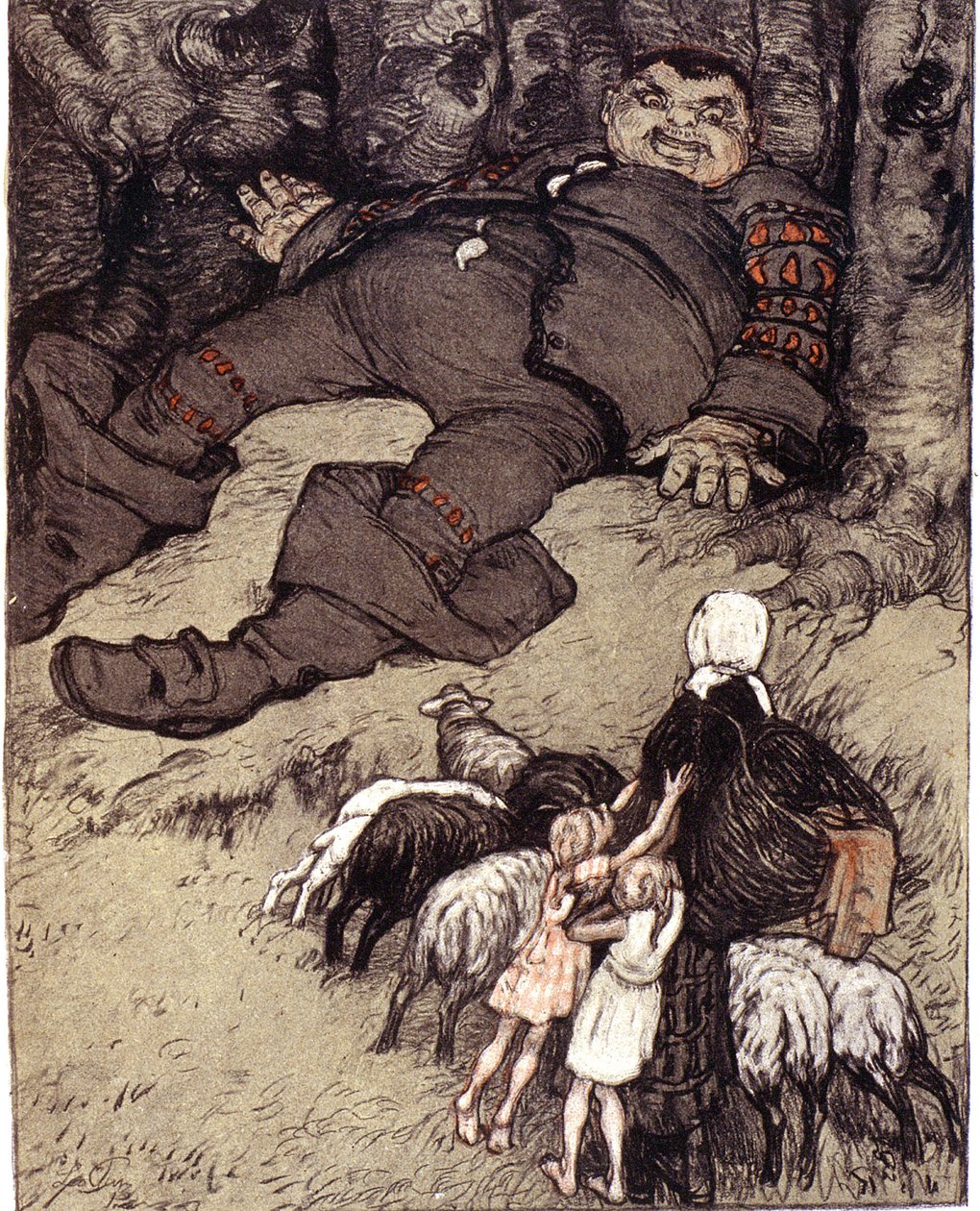 Petit Poulet par Perrault. Illustration de Leo Putz - Leo Putz