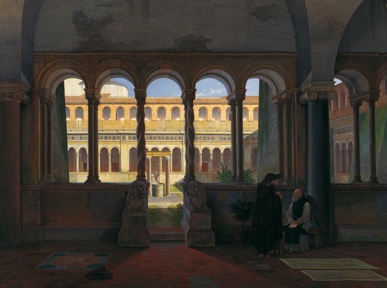 Le cloître de San Giovanni in Laterano à Rome - Leo von Klenze
