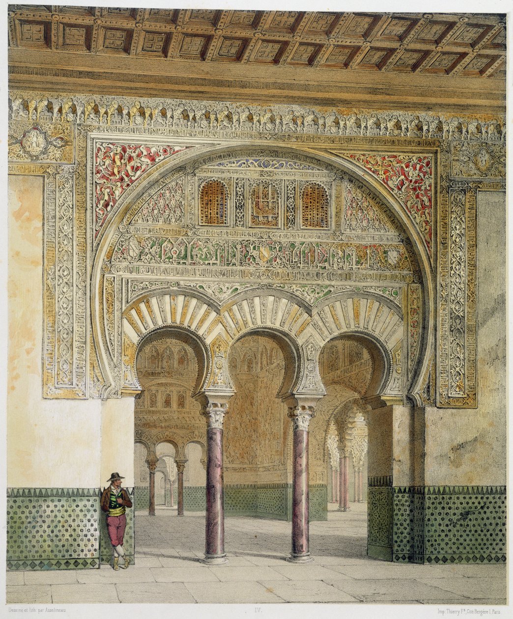La galerie de la cour des Lions à l