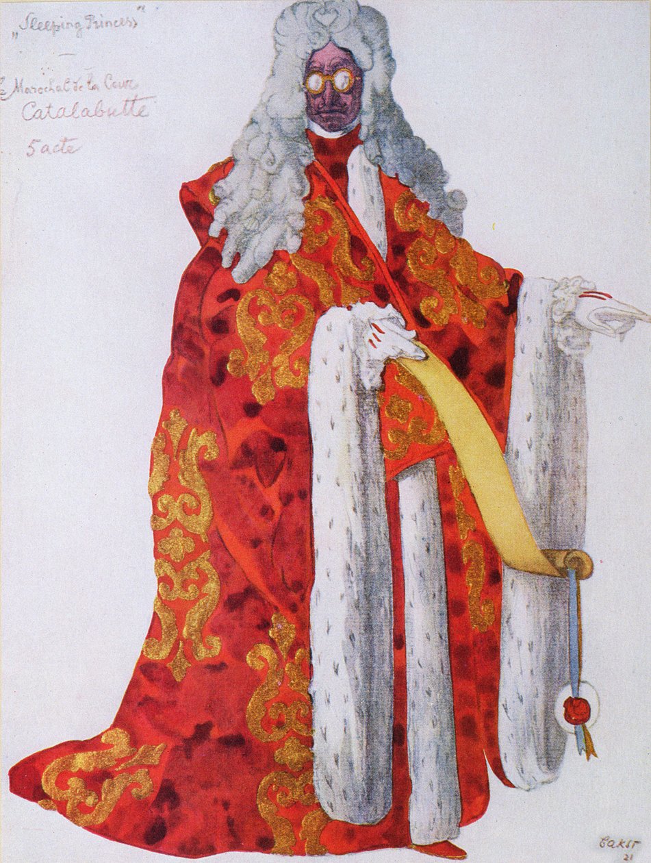 Costume pour le maréchal Cantalabutte, de La Belle au bois dormant, 1921 - Leon Bakst