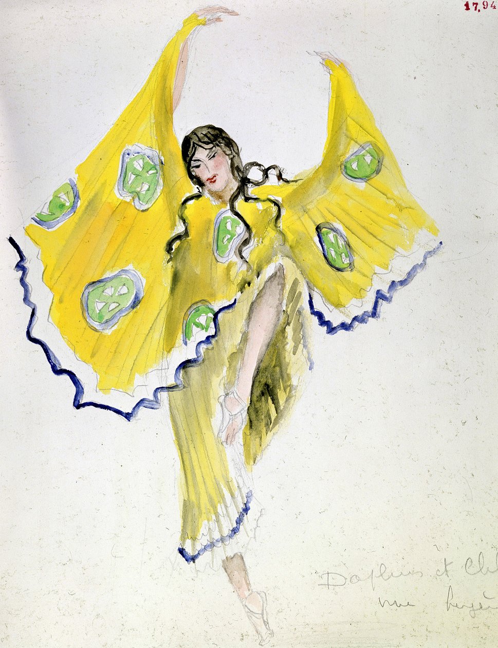Costume pour le ballet de Mikhail Fokine "Daphnis et Chloé" - Leon Bakst