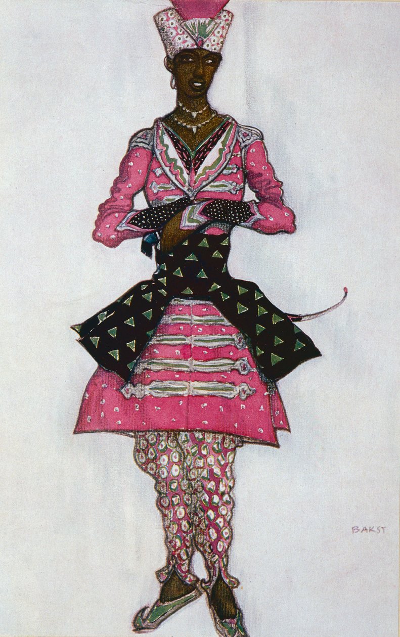 Costume pour Le Marié Indien, de La Belle au bois dormant, 1921 - Leon Bakst