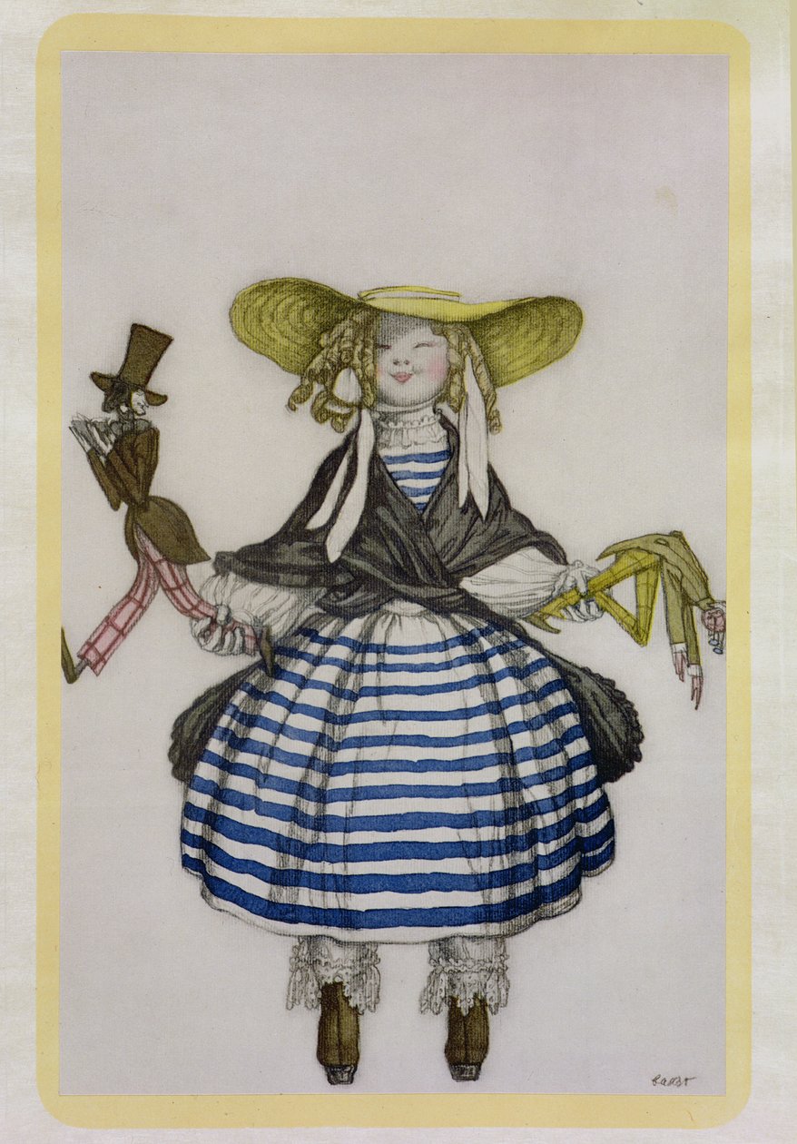 Costume pour la fille marionnette, de La Boutique Fantastique, 1917 - Leon Bakst