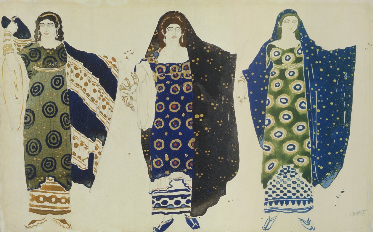 Costume pour Œdipe à Colone de Sophocle, 1904 - Leon Bakst