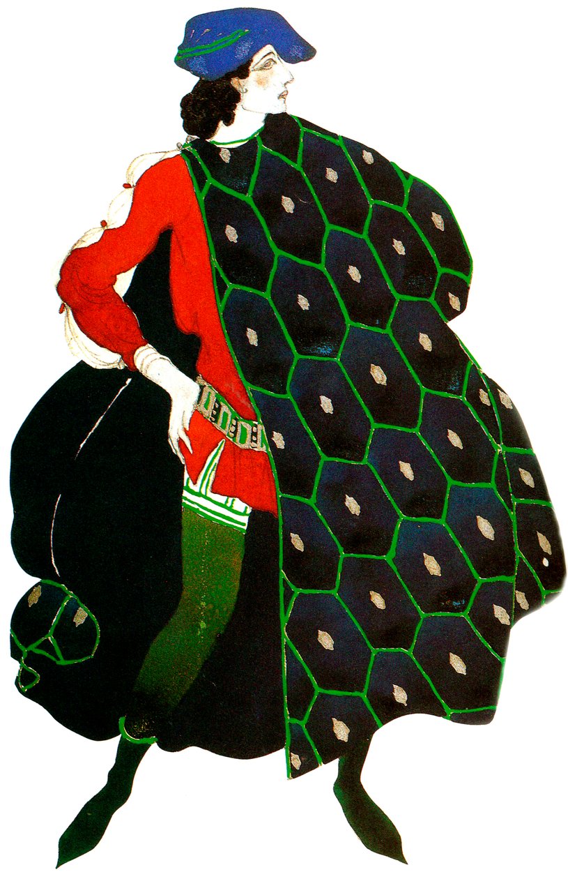 Costume pour le ballet de Gabriele d