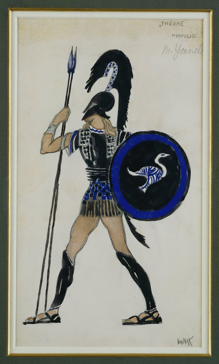 Costume pour Hippolyte de "Phèdre" - Leon Bakst