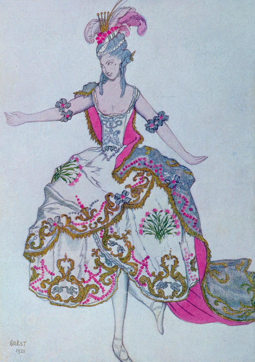 Costume pour La Fée Œillet, de La Belle au bois dormant - Leon Bakst
