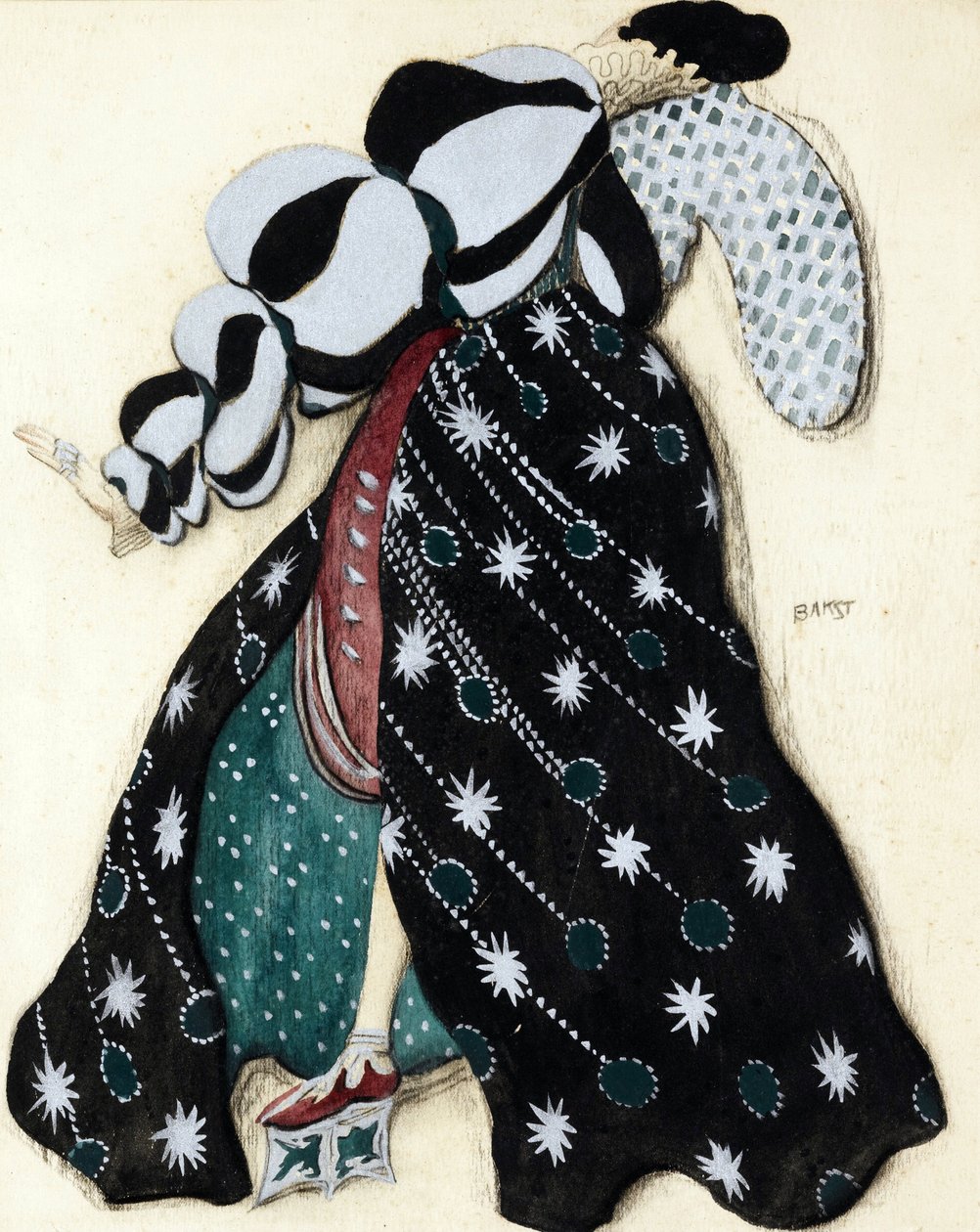 Costume pour le ballet "La Légende de Joseph" par R. Strauss - Leon Bakst