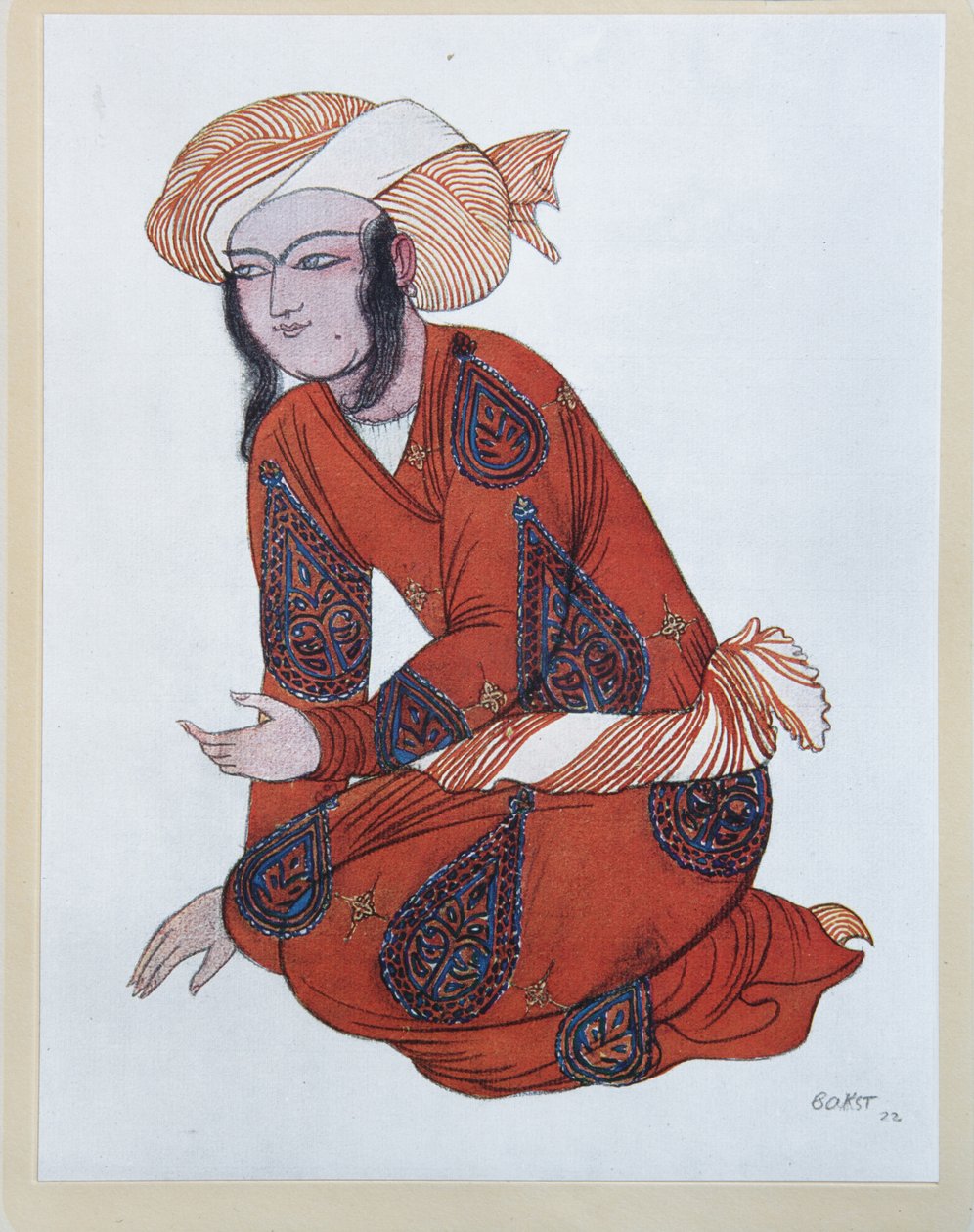 Costume pour le ballet Shéhérazade de N. Rimski-Korsakov, 1922 - Leon Bakst