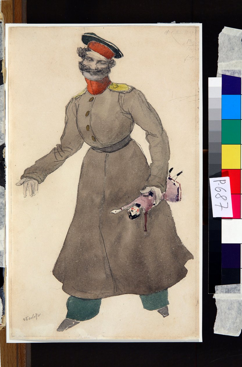 Costume pour le ballet La Poupée Fée de J. Bayer - Leon Bakst