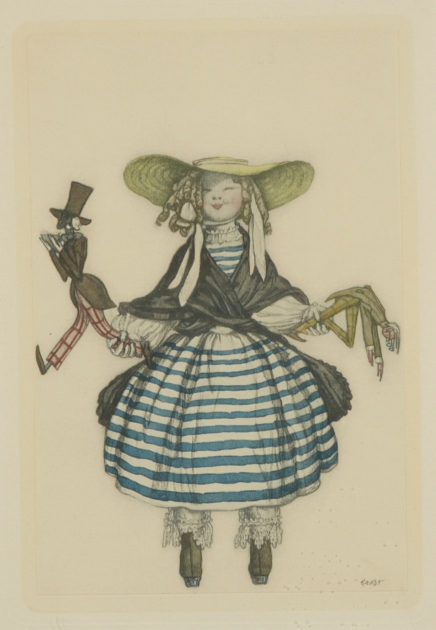 Costume pour le ballet La Poupée Fée par J. Bayer, 1903 - Leon Bakst