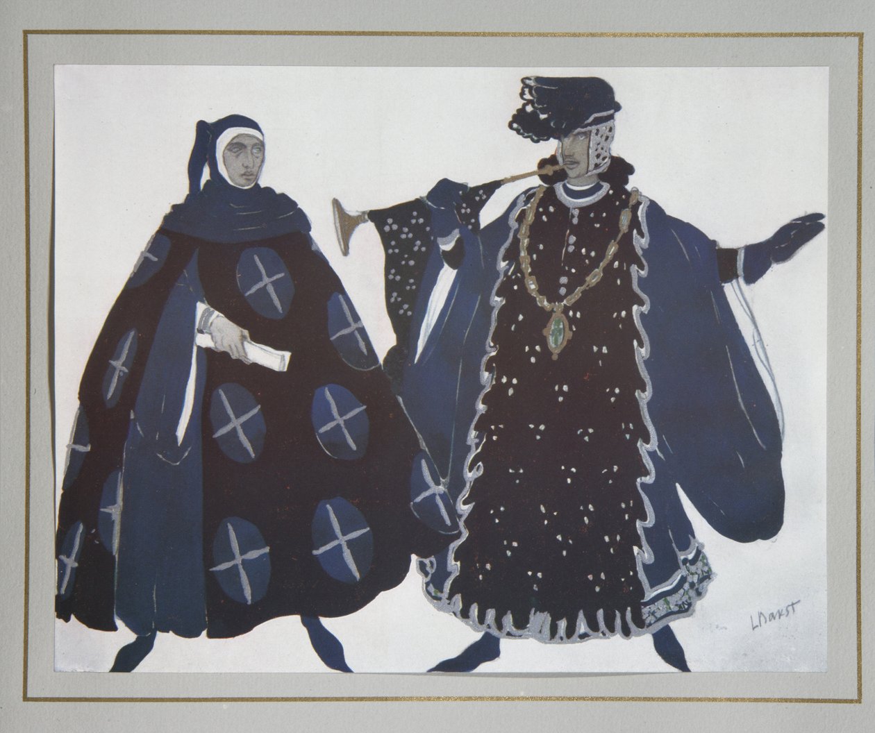 Costume pour la pièce Le Martyre de Saint Sébastien de Gabriele D