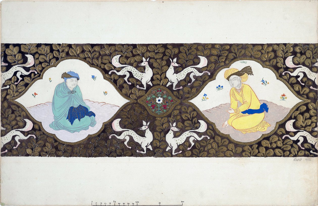 Décor préparatoire pour le ballet Ishtar de Bohuslav Martinu - Leon Bakst