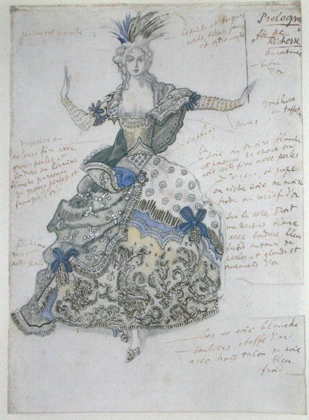 La Belle au Bois Dormant, costume pour 