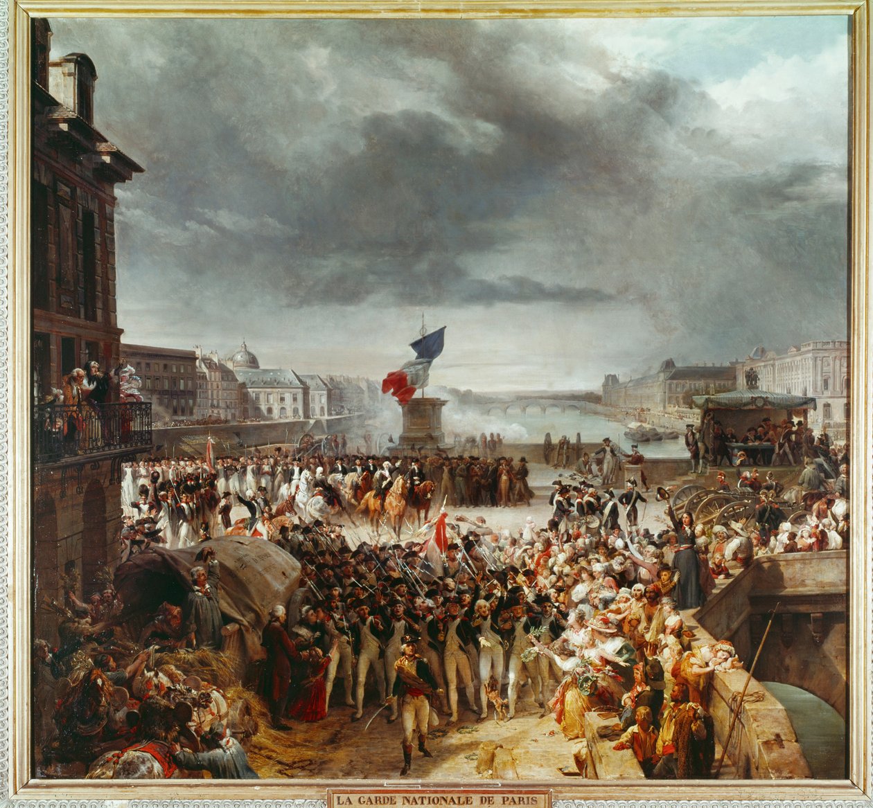 La Garde nationale de Paris part pour l