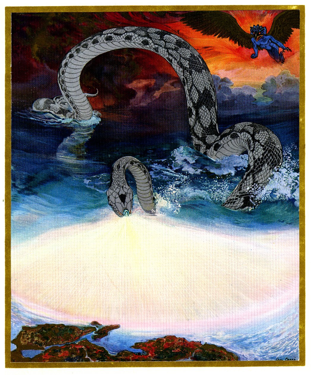 Serpent de mer - Leon Georges Carre
