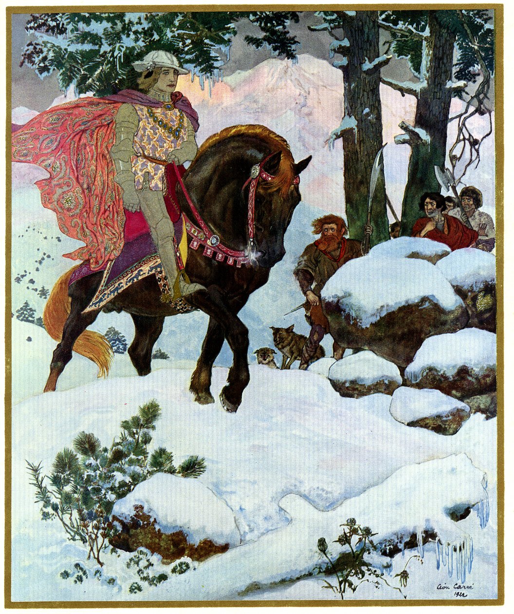 Le cavalier de saphir - Leon Georges Carre