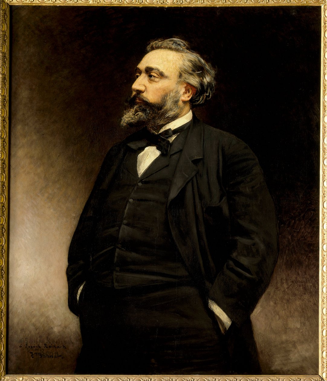 Portrait de Léon Gambetta (1838-1882) homme politique français - Leon Joseph Florentin Bonnat