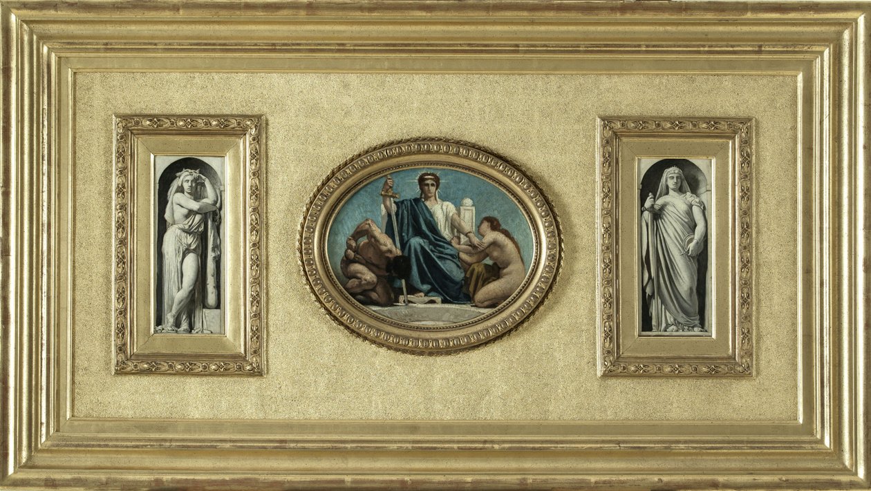 Esquisse pour le Palais de Justice de Paris : La Force, vers 1873 - Leon Joseph Florentin Bonnat
