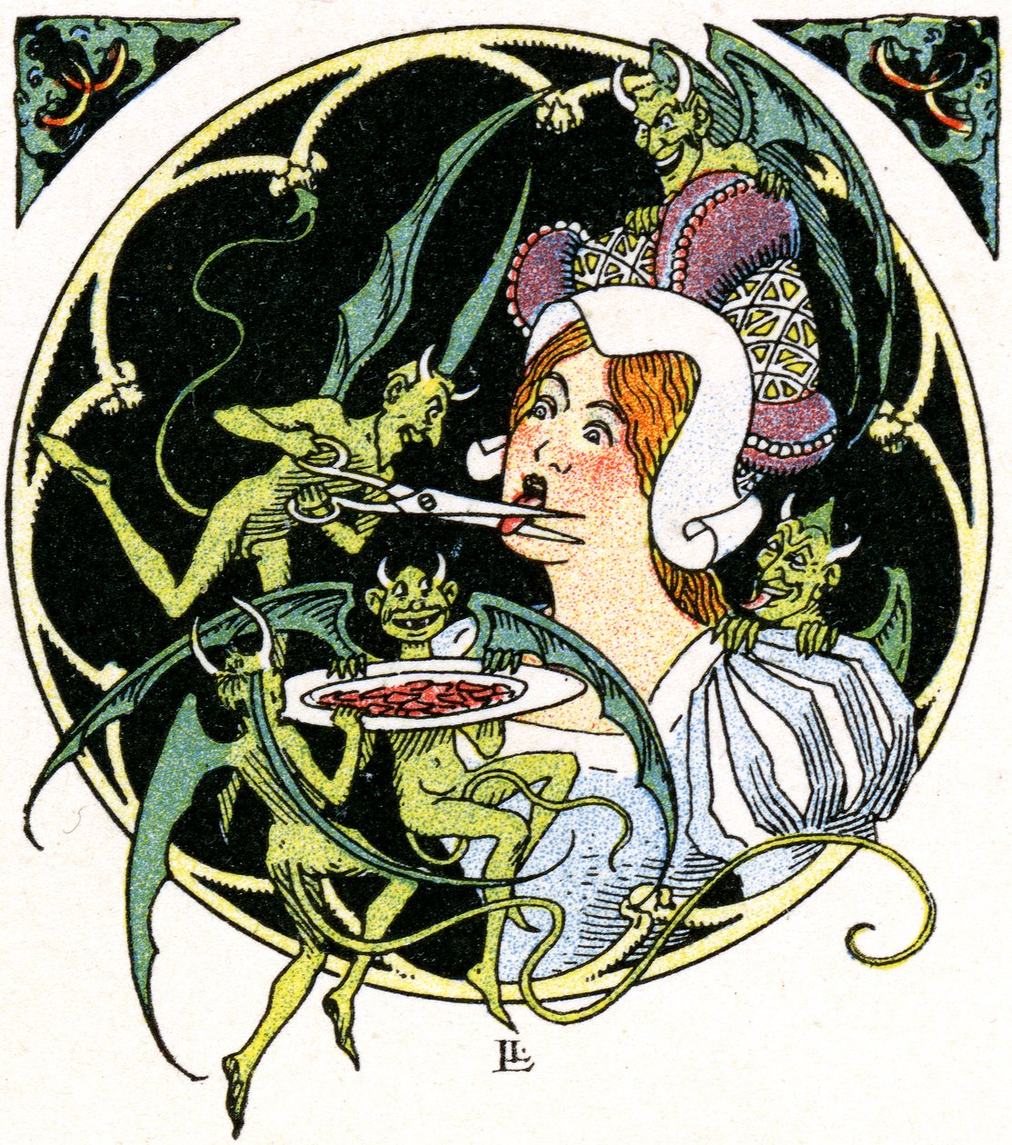 Les diables cisèlent la langue d