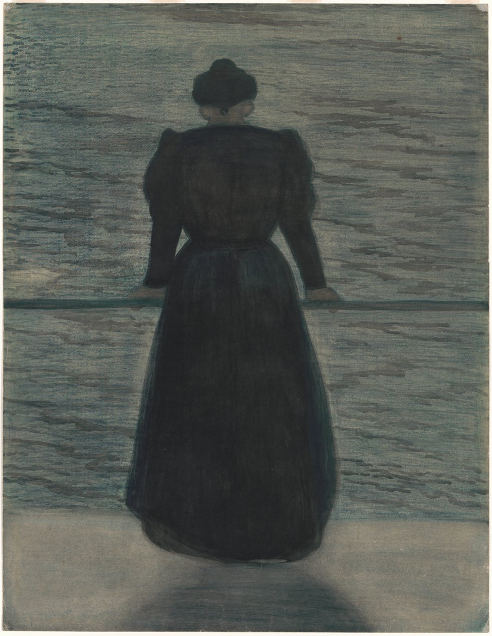 Femme au bord de la mer - Leon Spilliaert