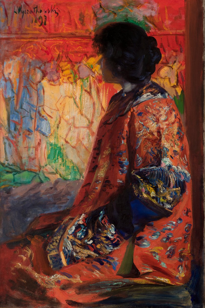 Femme japonaise - Leon Wyczolkowski